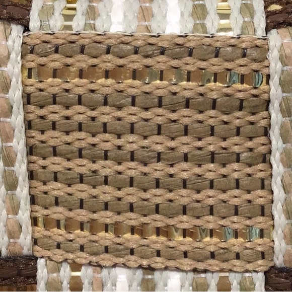 Vintage MODA AVANTI Natural Fiber Handbag Shoulder Bag Handmade in Italy - Picture 9 of 14